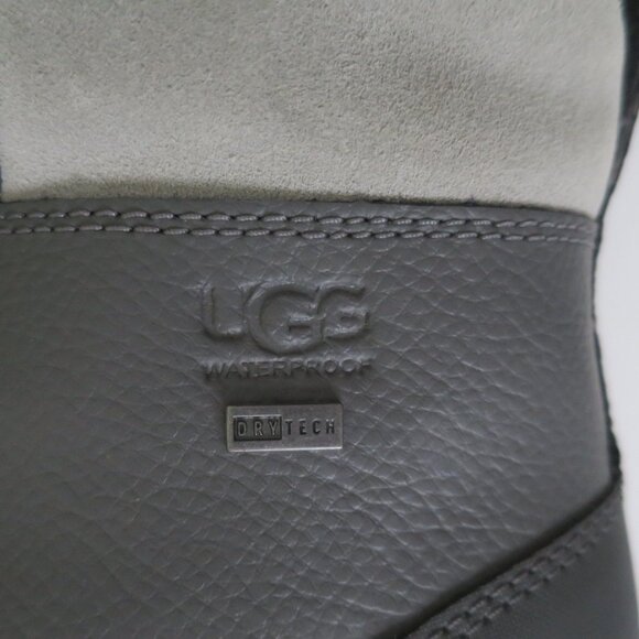 UGG Zaylee Leopard Charcoal Waterproof Snow Boots Size 7 NWOT - Picture 8 of 10